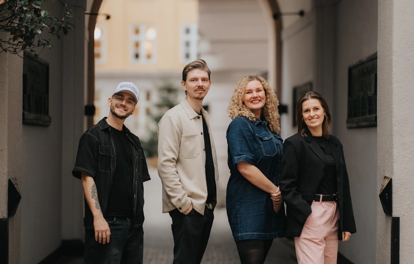 Eiqu Miller, Mia Marslew, Jacob Holst Mouritzen og Maria Holst Mouritzen